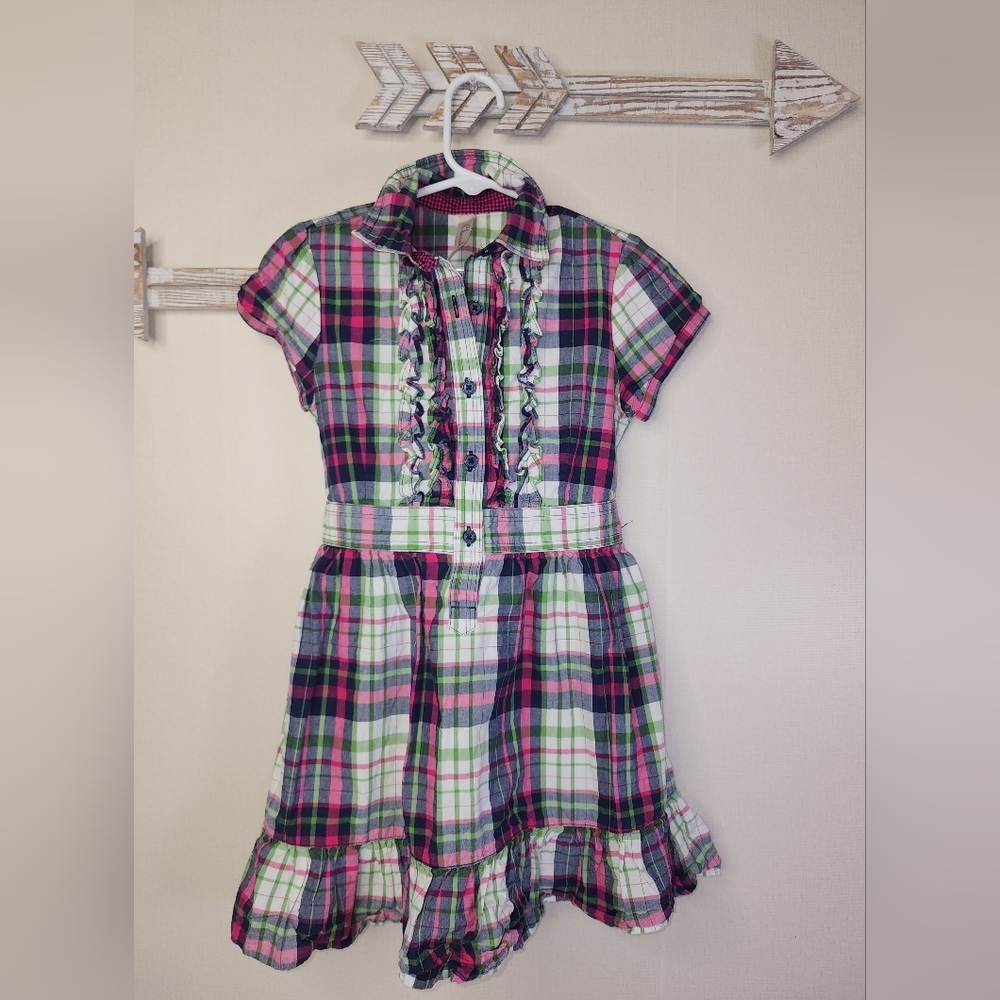 Girls 6 Plaid Dress